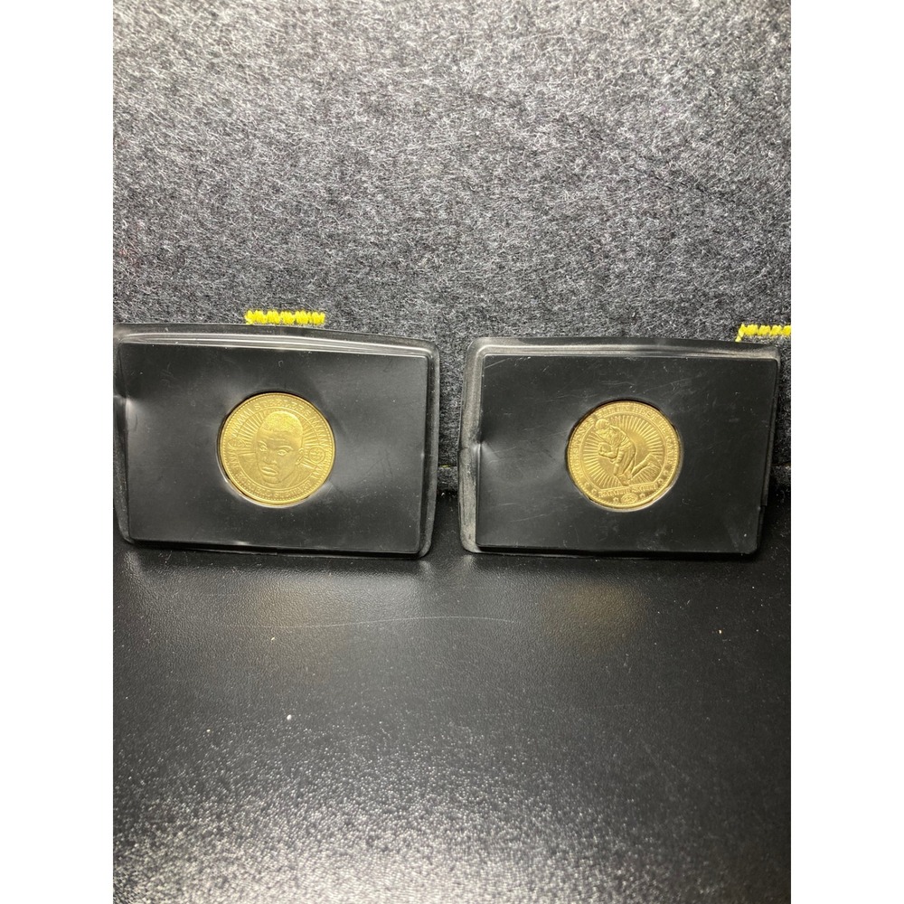 1997 Pinnacle QB Club Coins Emmitt‎ Smith Kordell Stewart Limited Edition Medals